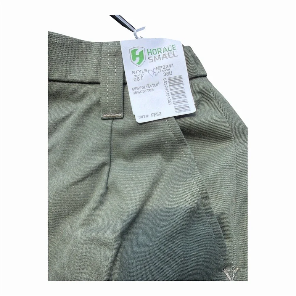 Horace Small Tactical Cargo Pants Men's Olive Green Straight Leg Ripstop - Picture 2 of 9